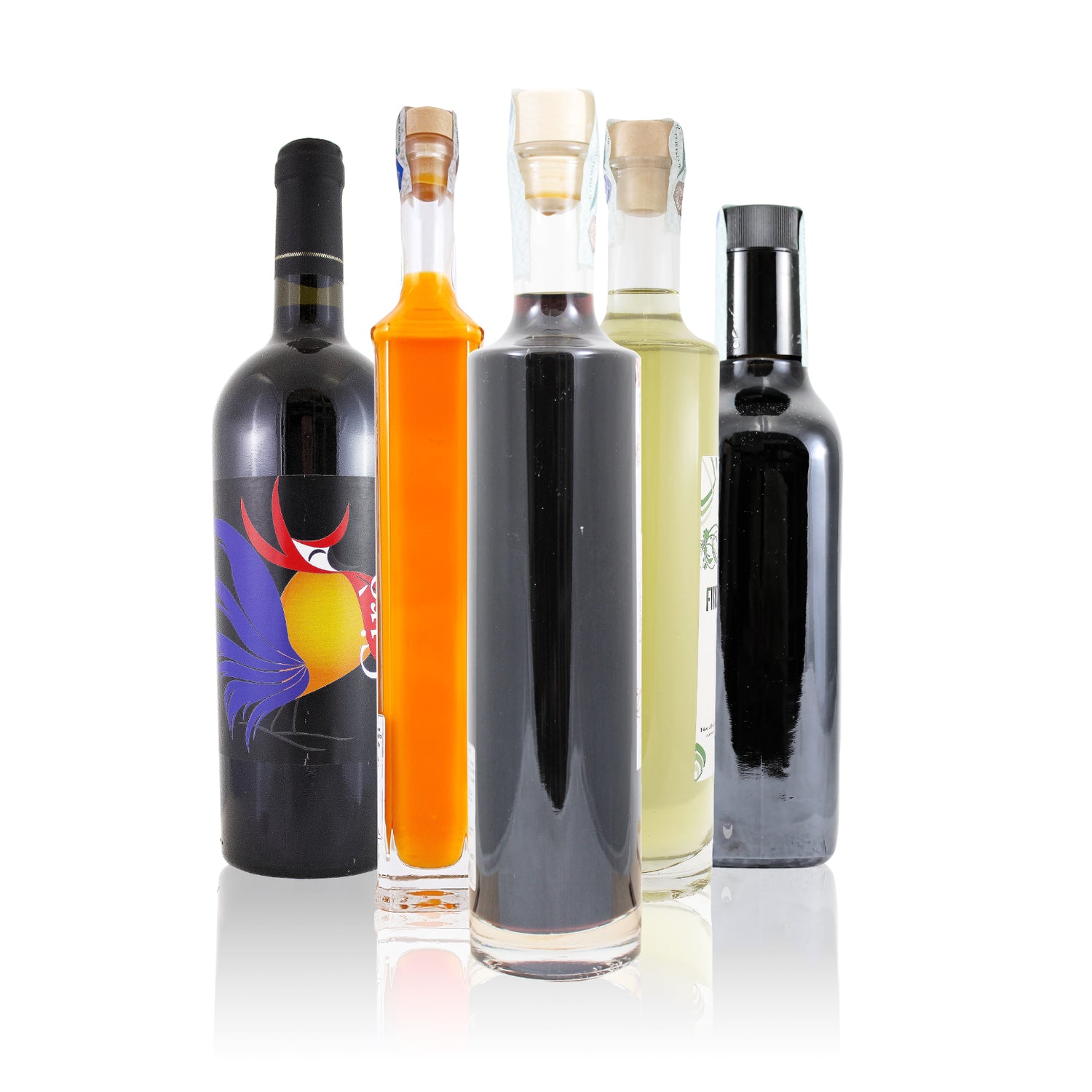 Vini, liquori, creme liquorose made in Calabria con materia prima Calabrese come Cedro, bergamotto, liquirizia, peperoncino e cipolla