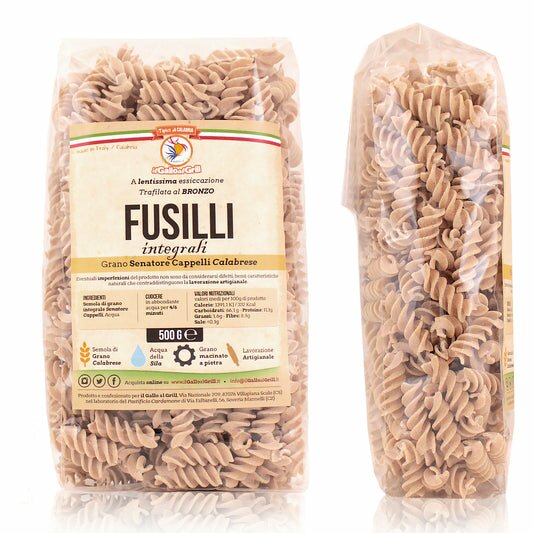 Fusilli Senatore Cappelli Integrale macinato a pietra